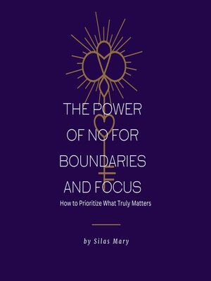 cover image of The Power of No for Boundaries and Focus